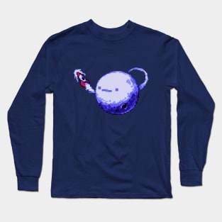 Pixelated Planetoid Long Sleeve T-Shirt